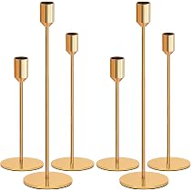 Candélabres Dorés 5 Bras Inweder 88cm - Lot De 2 Pour Mariage Et Décoration De Table