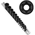 CASOMAN 11 PC Female E-TORX Star Socket Set with Rail, Female External ...