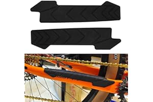 CYSKY 2 Pièces Protection de Chaîne de Vélo, Protection de Cadre de vélo, Support de Colle 3M Bien Collant, Durable, Léger