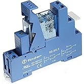 Finder 49.52.9.024.0050, 24V, 8A Koppelrelais 24 V DC 2 W 8 A, 960 W, 250 V, blau, 15,5 mm