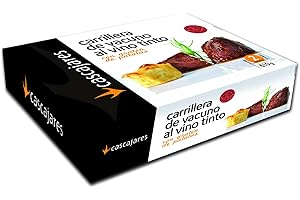 CASCAJARES -Carrillera Cascajares de vacuno al vino tinto y gratén de patata. Perfecto para dos personas