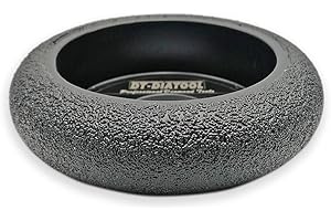 DT-DIATOOL Konvexe Diamant-Schleifscheibe, Durchmesser 7,6 cm, für Beton, Marmor, Granit, Quarzprofil, Diamant-Höhe, 20 mm