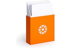 Notsu Dot Grid Index Cards 3x5 inch Box Set | 50ct Thick 350g Dotted Note Cards w/Rounded Corners in Portable Storage Box