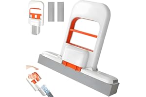 JADYON Mini Fregona Plegable de Escritorio, Mini Fregona Portátil, Unidades Lavables a Mano Mini Mop Desktop Clean, Absorbente Fregona de Esponja, Trapeador Min-i Mop para Coche, Baño, Cocina y Escritorio