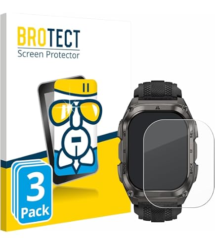 brotect Pellicola Protettiva Vetro per Kospet Tank M3 Ultra Protezione Schermo (3 Pezzi) [Durezza Estrema 9H, Chiaro
