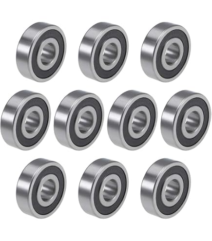 Produktbild von 10er-Set Metall-Kugellager – Tiefe Rillen, Doppelt Geschirmt (607-ZZ & Andere) – Leise, Rostfrei, Universell Für Hobby & Profi
