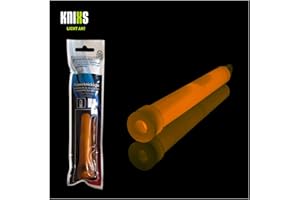 KNIXS - 1x Power Knicklicht, seit 15 Jahren in Profiqualität, Glowstick einzeln verpackt - 150 x 15 mm - Leuchtstab - 7 einfarbig Leuchtend - für Party, Festival, Karneval, Outdoor oder Notlicht