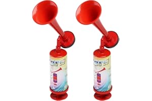 Handheld Airhorn Air Horns for Safety Handpush Horn, Party Noise Makers Horns for Boating Camping Party Supplies Xmas Holiday Celebration Favors BANHAO
