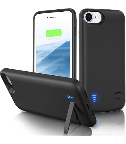 5200mAh External Battery Charging Case For IPhone 6 / 6s / 7 / 8 / SE2 / SE3 – Slim Power Bank Cover