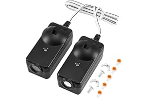 TIGBEAR 41A5034 G801CB-P Safety Sensor Kit Replacement for Liftmaster Sears Chamberlain Craftsman, Safety Sensor Beam Eyes, Garage Door Opener 2610459 041A5034