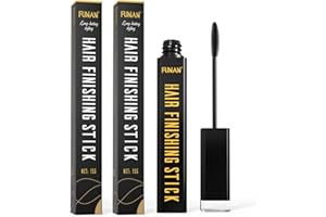 FUNAN Lot de 2 mascaras pour cheveux Flyaway Tamer, bâton de finition des cheveux, gel anti-creasy et effet brillant