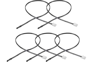 UXCELL Sourcingmap 5 Pcs 10K NTC Thermistor Probe 15.7 Inch Epoxy Sensitive Temperature Temp Sensor for Air Conditioner