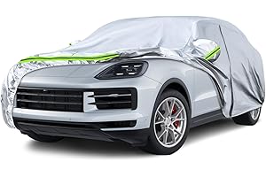 JUDANNA Cubierta de Coche para Exteriores, Resistente al Agua, para Porsche Cayenne 2011-2024, Completa de Verano, Lona Exterior para Lluvia, Sol, Polvo, Protección