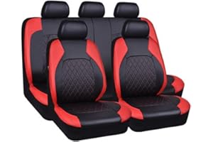 NETHIX 5 Places Universel Ensembles de Housses de siège pour Renault Clio/Clio R.S. V IV III II I B7/BF/BH/KH/BR/CR/SB/SR/BB/CB 1990-2023 2024 2025 Couverture de siège de Voiture,B