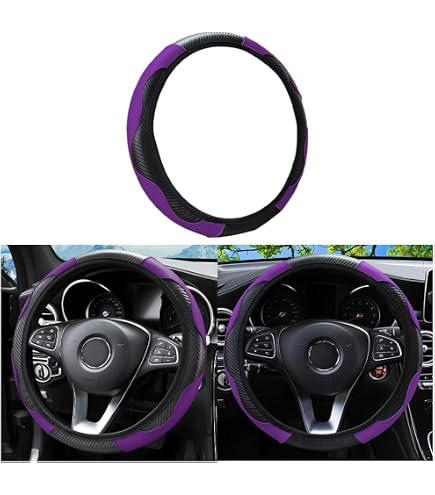 Couvre Volant Voiture,Antidérapant Couvre Volant Respirant,Housse Volant Voiture
