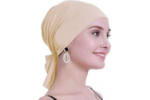 osvyo Bamboo Chemo Headscarf for Women Hair Loss – Cancer Slip On Headwear Turbans Sealed Packaging