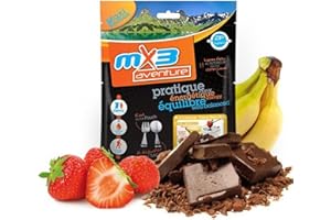 MX3 Adventure Repas lyophilisé Fondue au Chocolat et Ses crousât aux Fruits