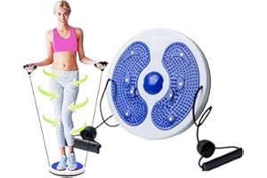 NOVAWELL Waist Whisper Waist Trainer for Weight Loss,Twister Exercise for Waist，Fat Burners for Women Weight Loss,Waist Sculptor Machine Twister with Foot Massage,Home Gym Equipment