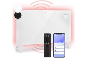Klarstein Radiateur Electrique à Convection, Faible Consommation d'Energie, Chauffage Electrique d'Intérieur de 2500W avec Thermostat, Chauffage Mural et Portable, Chauffage d'Appoint, Radiateurs