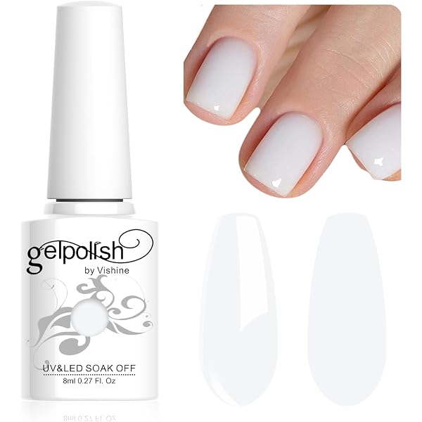 Vishine Nude UV-Gel-Nagellack Set – 6 Farben à 8 Ml, Semi-permanent, Nagellampe Nötig