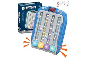 Jastown Rhythm Master, Rhythm game controller, Push Pop Game Pop it Game Macchina da gioco portatile con musica e luce,Giocattolo sensoriale interattivo Fidget, gioco Fidget per bambini 4 5 6 7 8 9
