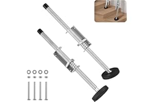 VEVOR Niveleur d'Échelle, Charge 249,5 kg, Outil de Nivellement d'Échelle d'Escalier en Acier 493 mm, Trémie de Tangage, Stabilisateur avec Rangement, Stable, Facile à Utiliser, pour Sol Irrégulier