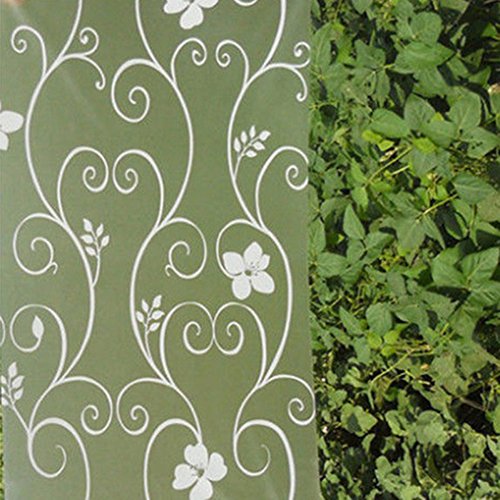 Fensterfolie Sichtschutzfolie Blickdicht Sichtschutz Selbstklebend Bad Klebefolie 45x200cm - 3