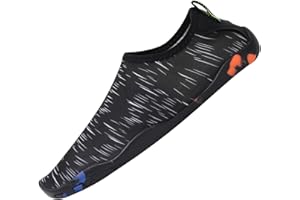 Tolaler Buty do wody dla dorosłych, grube, antypoślizgowe buty do wody, wytrzymałe i odporne na szybkie schnięcie (uniseks), podróże, plaża/pływanie