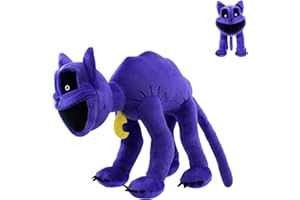 SIUVEY Catnap Peluche,Catnap Plush,Smiling Critters Plush Catnip,Cute CatNap Cartoon Stuffed Anime Smiling Critters Plush Toy for Game Fans Kids Birthday Gift (C-20CM)