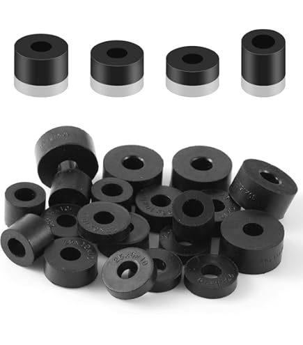 320 Pcs Black Nylon ABS Round Spacers Washers Assortment Kit,10 Kinds Different Size Insulation - View #2