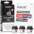 SMOK RPM Standard pod for RPM40 only, Pack of 3 Pieces, 2ml, No Coil, No eliquid, No Nicotine (RPM Standard 2ml)