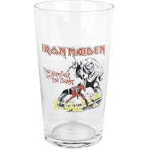 Verre à Bière Iron Maiden Live After Death - 0,5 L Transparent - Merchandising Officiel