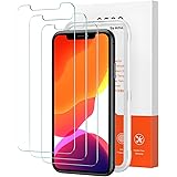 Amazon Brand - Eono iPhone XR and iPhone 11 Screen Protector 3 Pack, Tempered Glass Screen Protector 6.1 Inch, Anti-Scratch, 