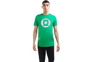 DC Comics Men's Green Lantern Circle T-Shirt