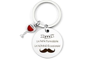 Kabulae Regalo Nonno,Portachiavi Nonno,Regalo Festa Del Papà per Nonno,Regalo Nonno Compleanno,Regali Festa Dei Nonno,Regalo Nonno Natale