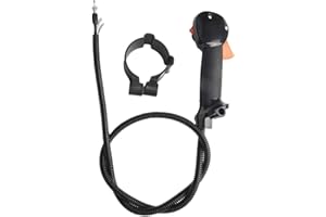 Besttoolifes Gruppo leva acceleratore 522519001 Ricambio per zaino serie 130 BT per soffiatori per foglie Compatibile con la parte 502237301 Maniglia di controllo in plastica resistente con staffa per