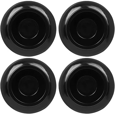 HEVSTIL Lot de 4 patins en bois pour roulettes de piano droit
