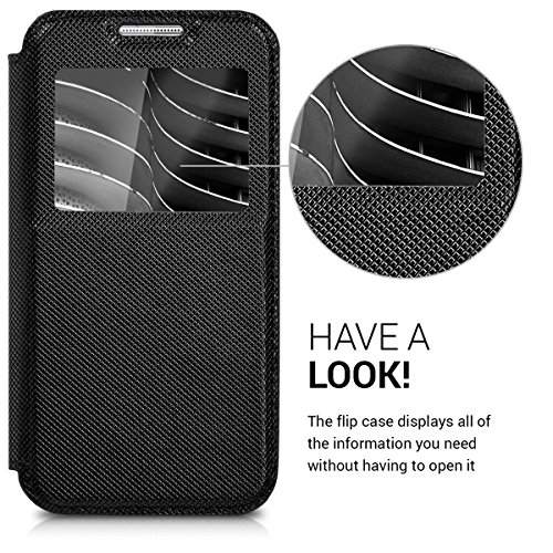 kwmobile Funda potectora pr ctica y chic FLIP COVER para Samsung Galaxy S4 Mini en negro reviews kwmobile Funda potectora pr ctica y chic FLIP COVER para Samsung Galaxy S4 Mini en negro