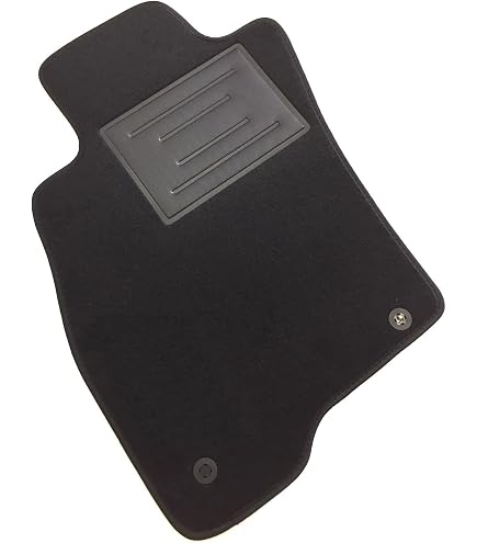 Tappetini in gomma per auto, tappetini in gomma per Fiat Punto Evo, anno di costruzione 2009 – 2012, tappetino anteriore per conducente e passeggero UXux