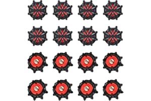 DARK HORSE mamimamih 16pcs Pinchos para Zapatos de Golf Picos aguijón Rosca pequeño de Metal para Zapatos de Deporte Golf