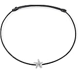 Selfmade Jewelry Fußkettchen Damen Seestern Größenverstellbare Fußkette Handmade in Germany Inkl. Geschenk-Verpackung