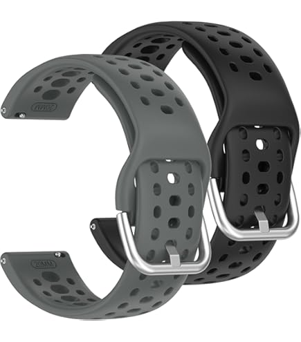 Kwmobile - Bracelet De Rechange Pour Amazfit Active (A2211) | TPU Noir Ajustable 14-22 Cm