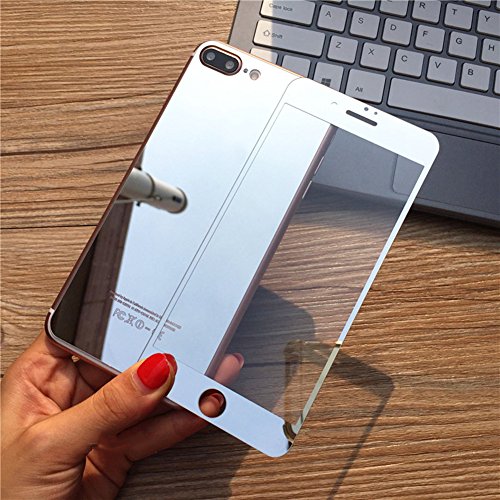 Vorne & hinten Spiegel Effekt ausgeglichenes Glas Screen Protector für iPhone 7/7 Plus