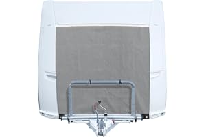 Preiswert & Gut Bugskyddspresenning Husvagn - 180x160 cm, 7 mm Keder | Frontskydd för husvagn och husbil – vädertåligt tyg, ringöljetter för säker förankring