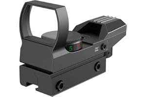Paike Red Dot Sight Reflex Sights 4 Styles Reticules (Rail de 11 mm)