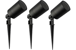 ‎LEDVION Ledvion - 3X LED Strahler, GU10 Fassung, Schwarz, 5W, IP65, inkl. Schnellanschluss