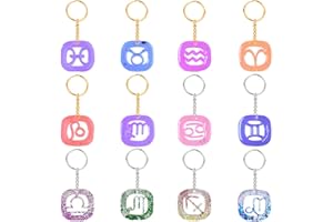 AFUNTA - Stampo in silicone con ciondolo a forma di costellazione, 3 pezzi, in resina epossidica, con 10 portachiavi, per realizzare fai da te, collane, portachiavi, ciondoli e decorazioni per la casa