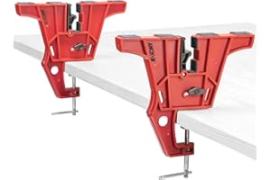 ANCHOM Ski and Snowboard Vises for Tuning, Repair and Waxing, Non-Slip Ski Snowboard Clamp with Rubber Pads, Vice Grips and Horizontal and Vertical Working Positions, Stable Snowboard Ski Tuning Vise