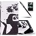 Produktbild Huawei P8 Lite TPU Schutzfolie+Touch-screen Kapazitiven Stylus Stift Pen+Huawei P8 Lite Hülle,Urhause Vintage Lustig Jungen Mädchen Kinder Karikatur PU Leather Kunstleder Ledertasche Brieftasche Wallet Karte Halter Handyhülle mit Flip Standfunktion Klapphülle Dauerhaft Staubschutz Rutschfest Schale Handytasche für Huawei P8 Lite &1x Schwarz Stift &1x Screen Protector --Mädchen