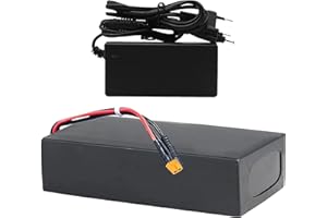 STDPCXZ 24V/36V/48V 8Ah/10Ah/12Ah/15Ah/20AH Batterie Lithium ION Rechargeable Étanche Batterie pour Électrique 200W 350W 500W 750W 800W 1000W Batterie Haute Puissance 29.4V 12AH(2),XT60